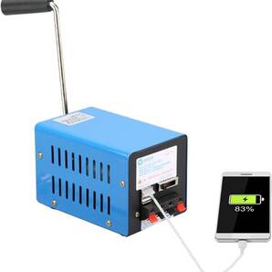 手回し発電機 小型 スマホ 充電 防災 USB出力 緊急時 屋外 携帯用 発電機 アウトドア ライト 停電時 災害 旅行 車中泊 夜釣り キャンプ