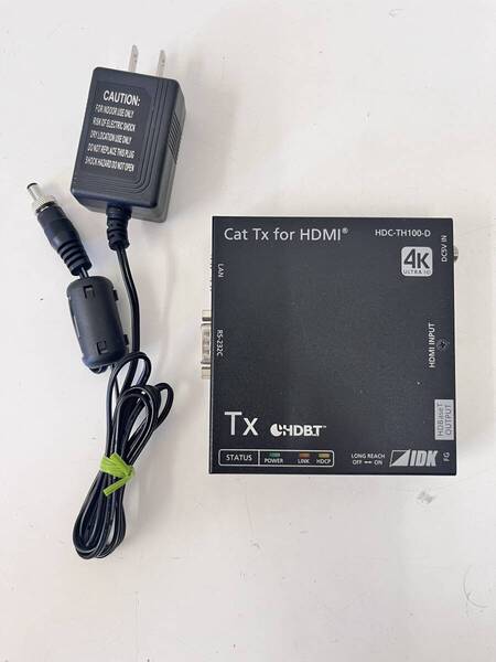 C-220 IDK HDC-TH100-D 4K@60対応 HDBaseT送信器 アダプター付属