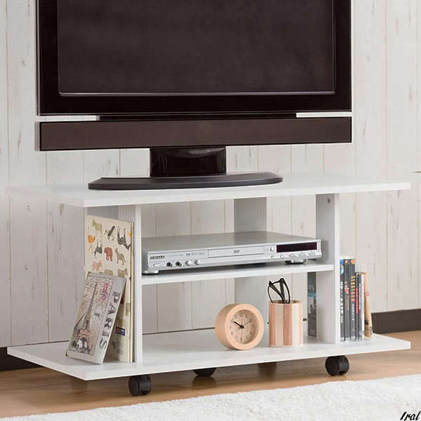 【手軽に置けるコンパクト設計】 テレビ台 幅80cm コンパクト テレビボード キャスター付き 収納 おしゃれ インテリア