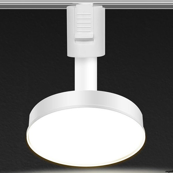 【シンプルでおしゃれなダクトレール用ライト 】 LED スポットライト ホワイト 取付簡単 省エネ 照明器具 インテリア 照明角度調整