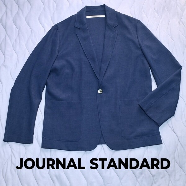 ジャーナルスタンダードトライセクト ジャケット M 薄手 紺 ネイビー JOURNAL STANDARD テーラードジャケット スーツ