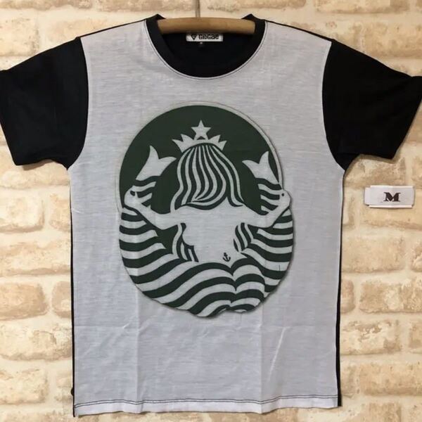 スターバックス パロディ Tシャツ Mサイズ 管8620
