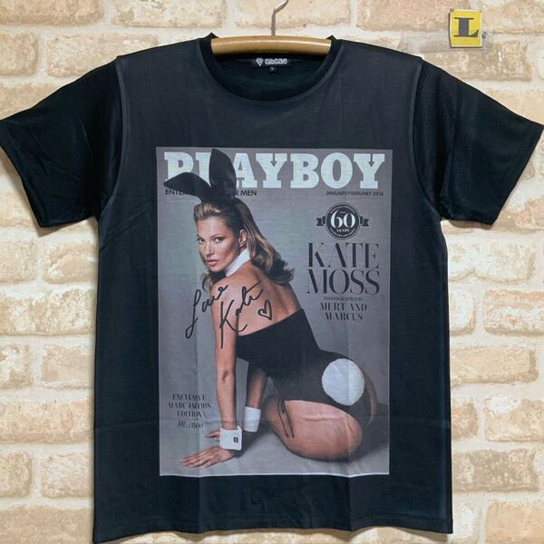 プレイボーイ ケイトモス セクシーガール デザインTシャツ Lサイズ