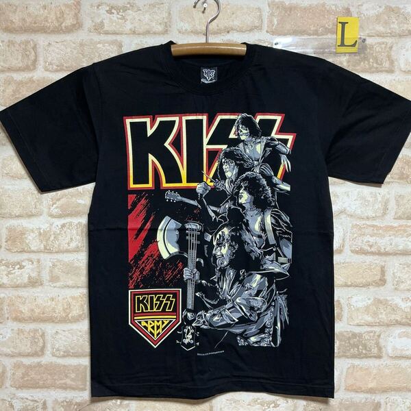 kiss キッス Tシャツ Lサイズ ロックバンド 海外製