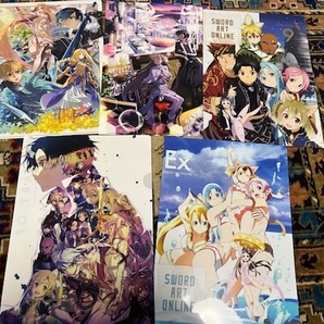ソードアート・オンライン SAO展 PKGジャケット クリアファイル 5枚セット