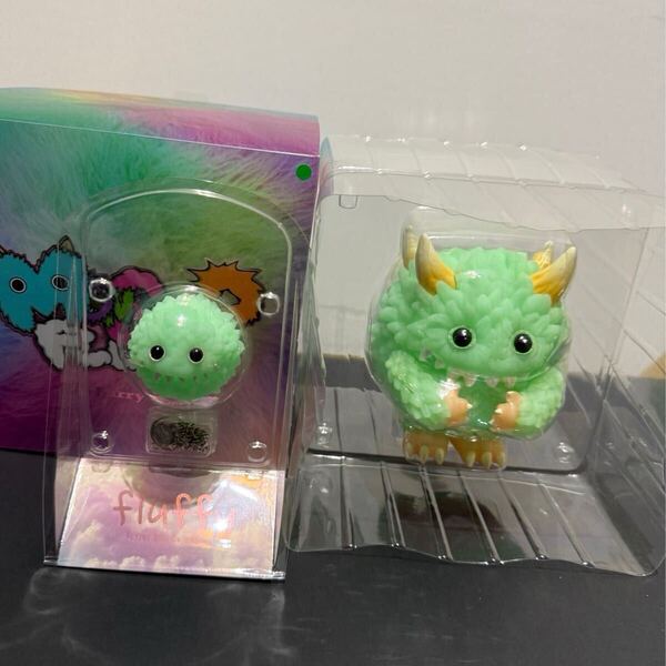INSTINCTOY インスティンクトイ Monster Fluffy GREEN SET フラッフィ ソフビ