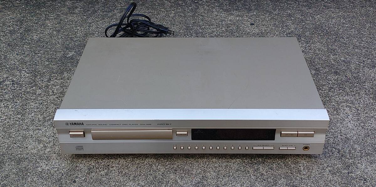YAMAHA　ＣＤＸ－５９６　【動作良好　極美品　リモコン】 YAMAHA V492600 〓 ヤマハ「CDX-596」用リモコン, 並品,3M保証