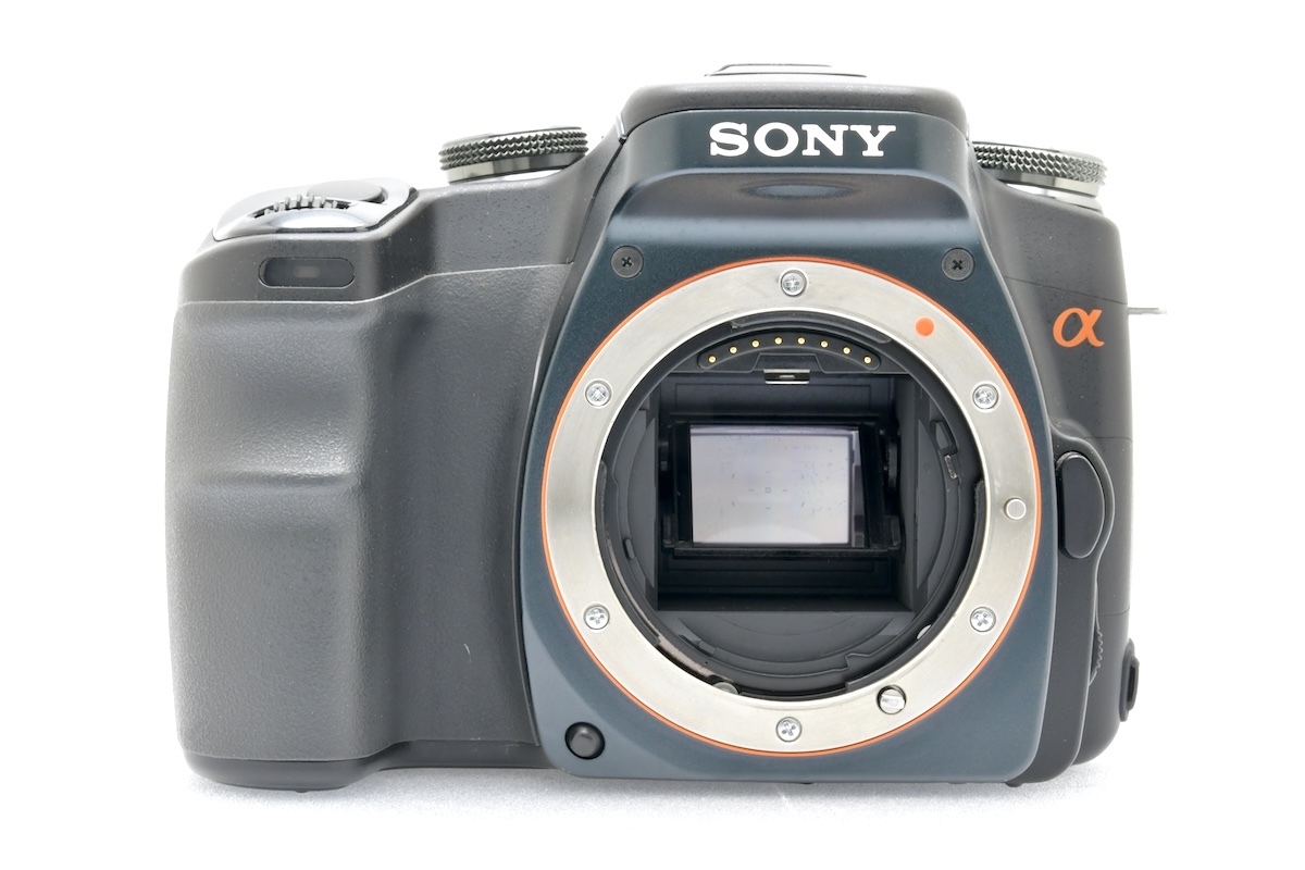中古】SONY ソニー α100 DSLR-A100 ズームレンズキット ブラック