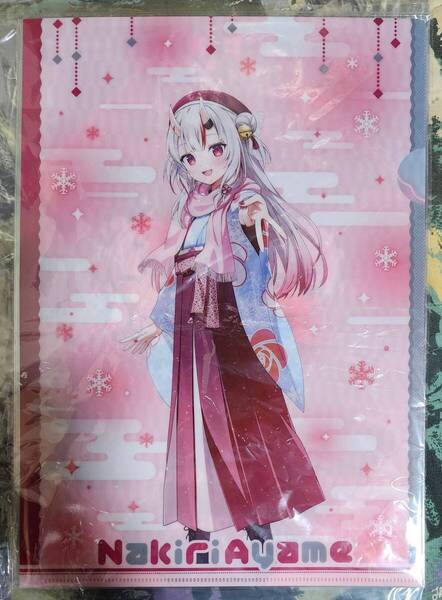 新品 いろはにほへっとあやふぶみ×豊島園庭の湯 百鬼あやめ A4クリアファイル ホロライブ hololive にわのゆほへっと 白上フブキ 大神ミオ