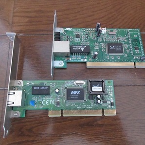 送料込 動作確認済 中古 PCIバス用LANボード 2台セット
