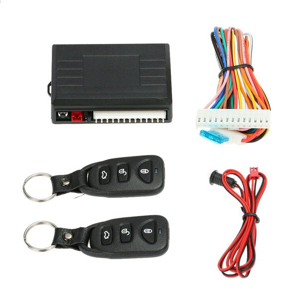 キーレスエントリー キット 後付け アンサーバック ダミーセキュリティ 防犯 汎用 社外 12V 集中ドアロック リモコン トランク 開閉
