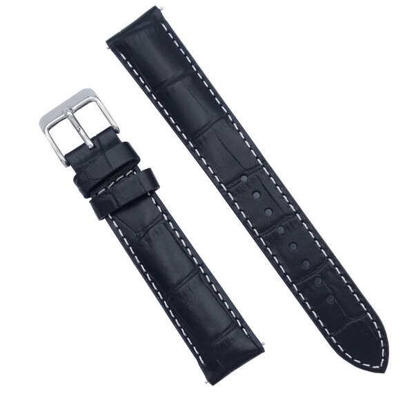 20mm RS06S20BK 黒 ブラック 牛革 カーフ 型押し SEIKO セイコー 時計ベルト スマートチェンジ 新品未使用 送料無料