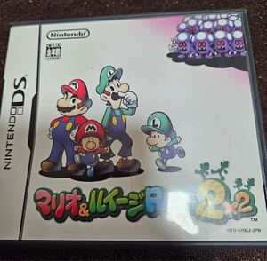 ケース&説明書のみ!!DS用 マリオ&ルイージRPG2×2 ソフトなし!長期自宅保管
