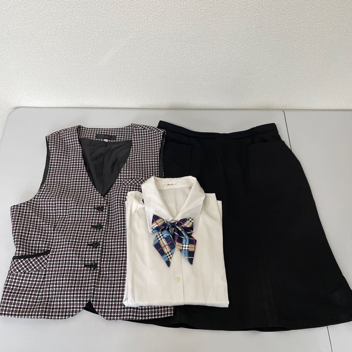 KARSEE ENJOY EAV792 事務服 ベスト オフィス制服 シンプル