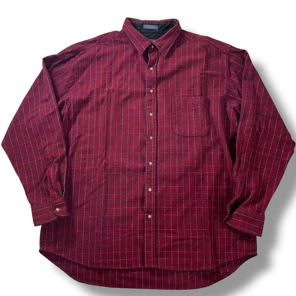 90s PENDLETON ペンドルトン ウールシャツ チェックシャツ 古着