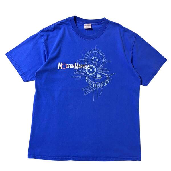 アメリカ古着 MODERN MARVELS 現代の驚異 ムービー 半袖 Tシャツ ドラマ US古着 Lサイズ 【I1718】