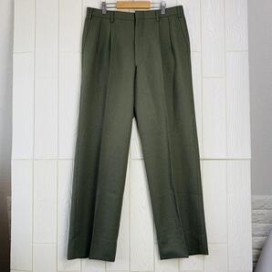 オリーブグリーンスラックス ウエスト79cm 股下76cm