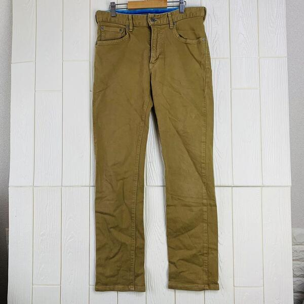 ベージュ デニムパンツ ウエスト76cm 股下70cm EDWIN