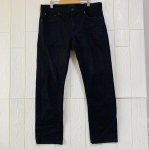 ブラックデニムパンツ ウエスト79cm 股下66cm ユニクロ