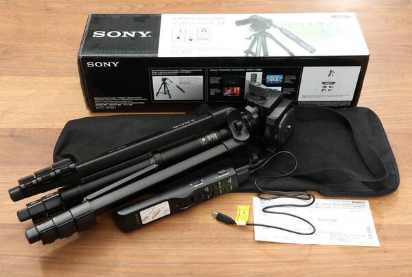 送料無料!!■SONY VCT-VPR1 ビデオ三脚 取り外し可能リモコン マルチ端子 小型三脚 リモコン三脚