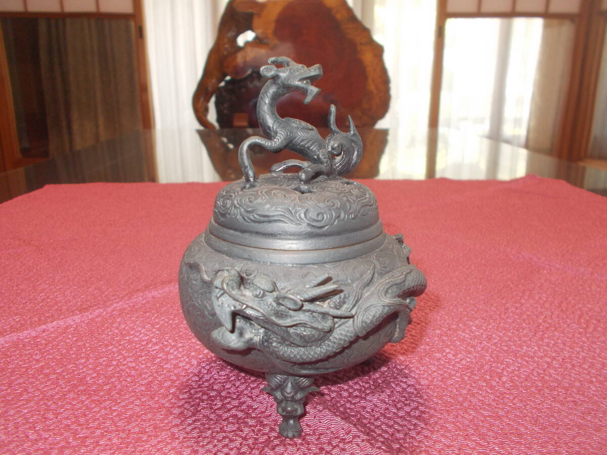 出張買取】群馬県高崎市にて銅器の麒麟香炉他多数をお買取り