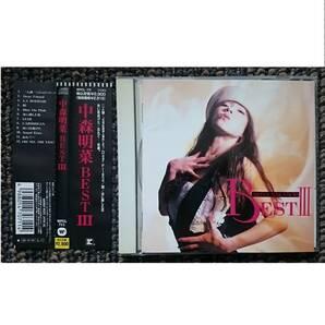 KF 中森明菜 BESTⅢ ベスト3 帯付 SMJ刻印