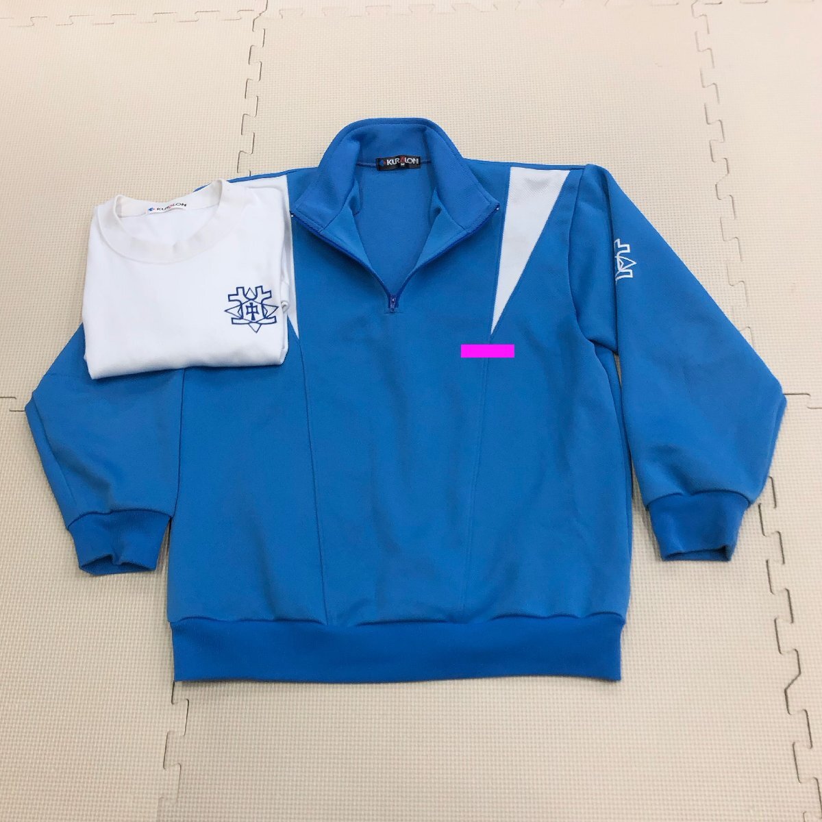 Yahoo!オークション - 体操服 KURALON 光沢学校ジャージ上下