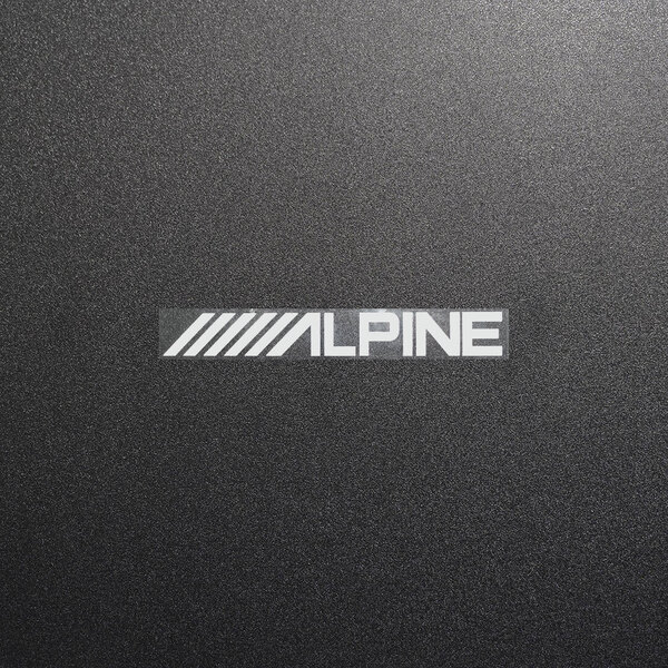 新品・未使用☆ALPINE アルパイン カッティングステッカー シルバー 1枚 縦14mm×横110mm |切り文字|切文字|新品|送料無料|匿名配送