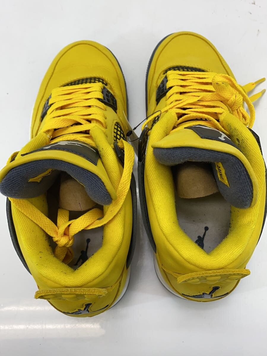 【新品未使用】NIKE Air Jordan 4 イエロースニーカー20.5cm NIKE AIR JORDAN 4 RETRO 