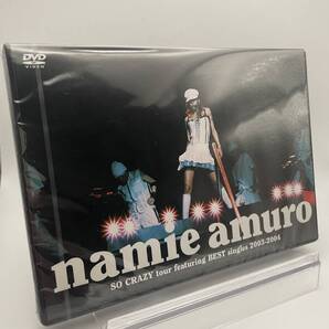 MR 匿名配送 DVD 安室奈美恵 namie amuro SO CRAZY tour featuring BEST singles 2003-2004 4988064911875