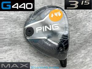 CT246 ツアー支給品 WRX PROTO PING G440 MAX 3W 15°(リアル 15°) スペックシート付き TOUR ISSUE
