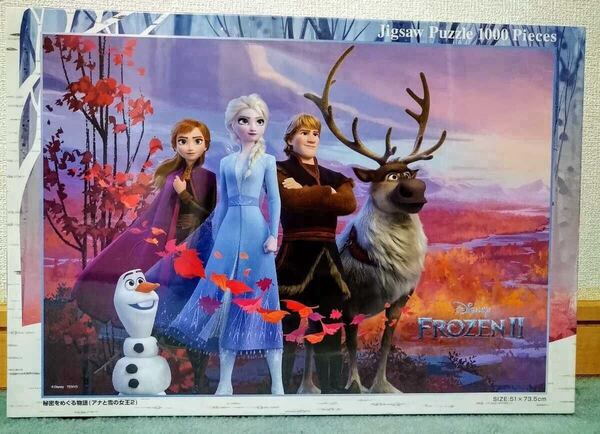 ディズニー/Disney【アナと雪の女王2】ジグソーパズル 1000ピース 秘密をめぐる物語 ☆テンヨー/Tenyo (51x73.5cm)〈送料無料〉