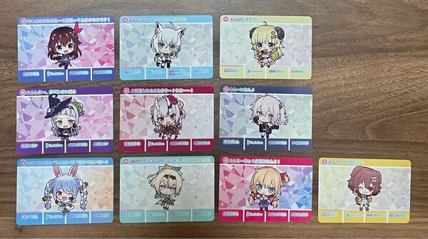 最安値 ホロライブ hololive Reバース カードダス セット ときのそら 白上フブキ 角巻わため 獅白ぼたん 風真いろは