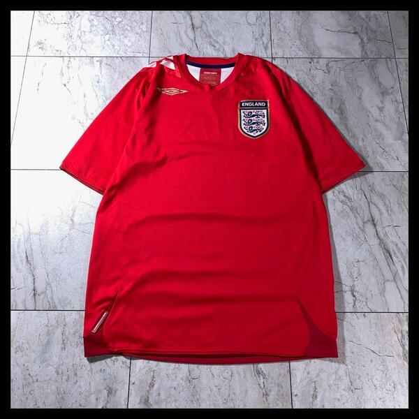 00s UMBRO イングランド代表 ゲームシャツ ユニフォーム 半袖 M