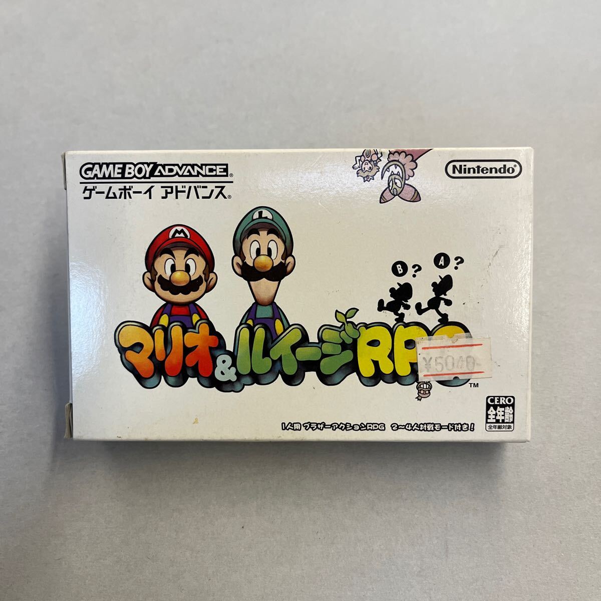Yahoo!オークション -「マリオ&ルイージrpg gba」の落札相場 Yahoo!オークション -「マリオ&ルイージrpg gba」の落札相場