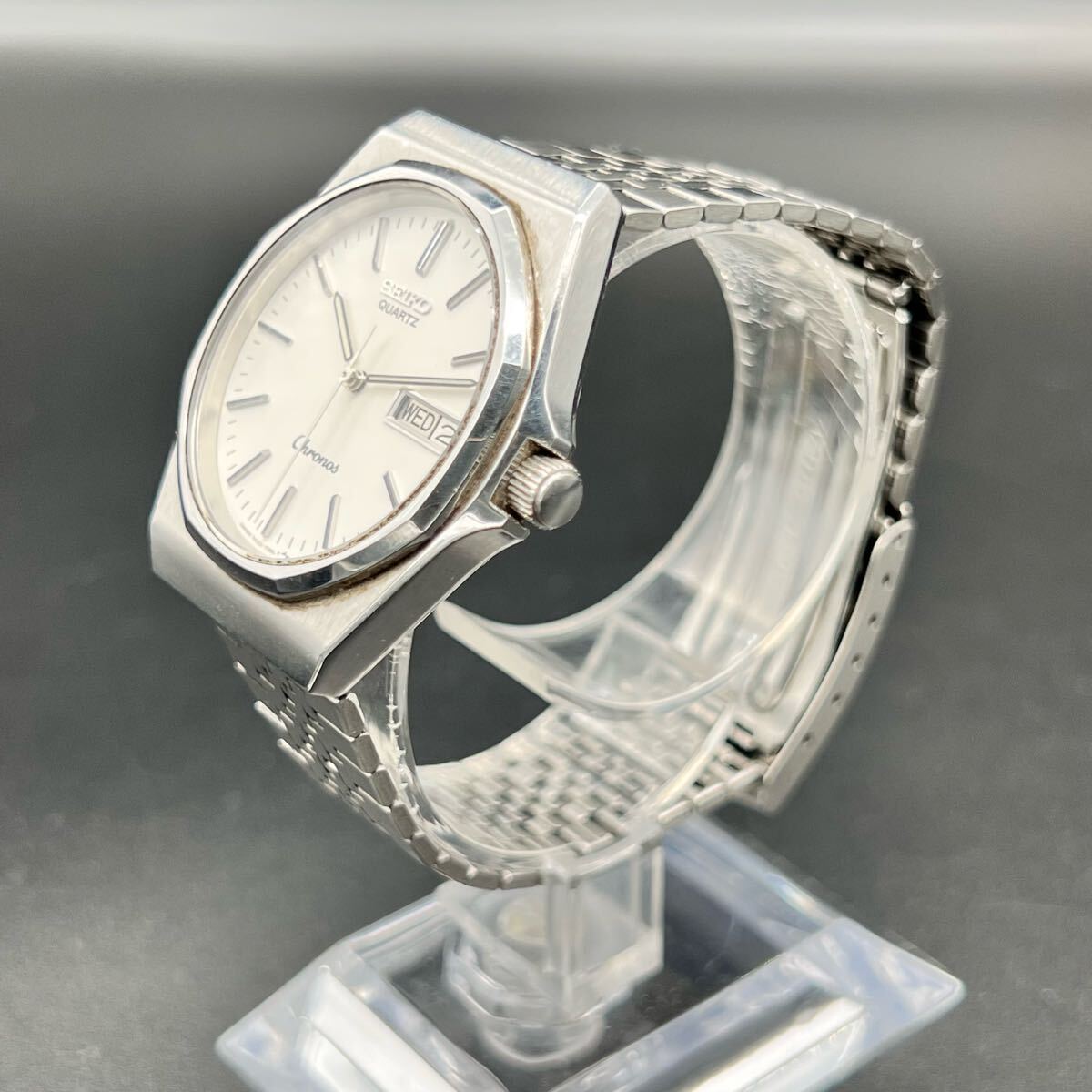 電池交換済み】SEIKO Chronos セイコー クロノス デイデイト
