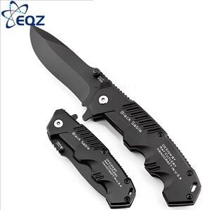 アウトドア折りたたみナイフ ミニポータブル折りたたみナイフ ステンレス鋼 ポータブルナイフ フルーツナイフ キャンプナイフ Lサイズ