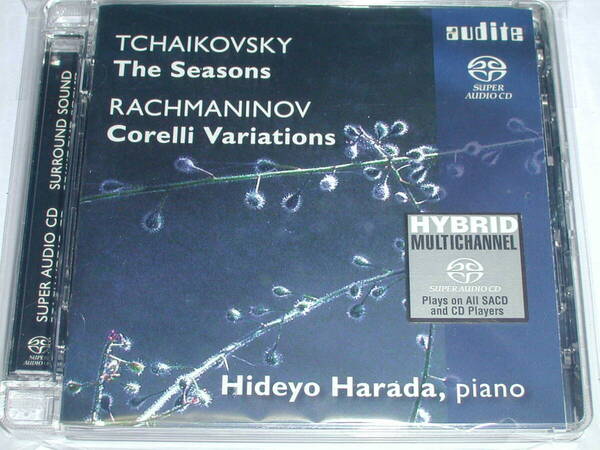 SACDハイブリッド盤 チャイコフスキー:四季/ラフマニノフ:コレッリの主題による変奏曲/原田英代(ピアノ)輸入盤