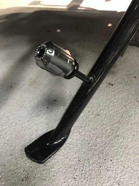 レブル250 CL250 GB350 CBR250RR FORZA サイドスタンドサポートチタンカラー