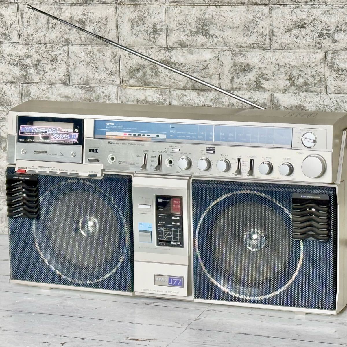 Yahoo!オークション - AIWA アイワ ラジカセ CS-J36 日本製 動作