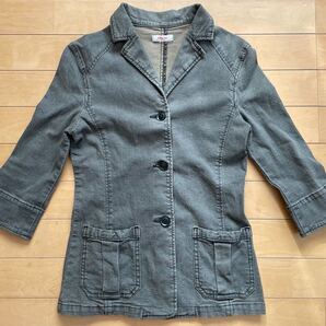 ★USED★MAITRESSEメトリーゼ★半端丈袖デニムジャケット★サイズS位★