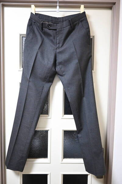 スーツカンパニー THE SUITS COMPANY 冬用スラックス ウォームビズ チャコールグレー