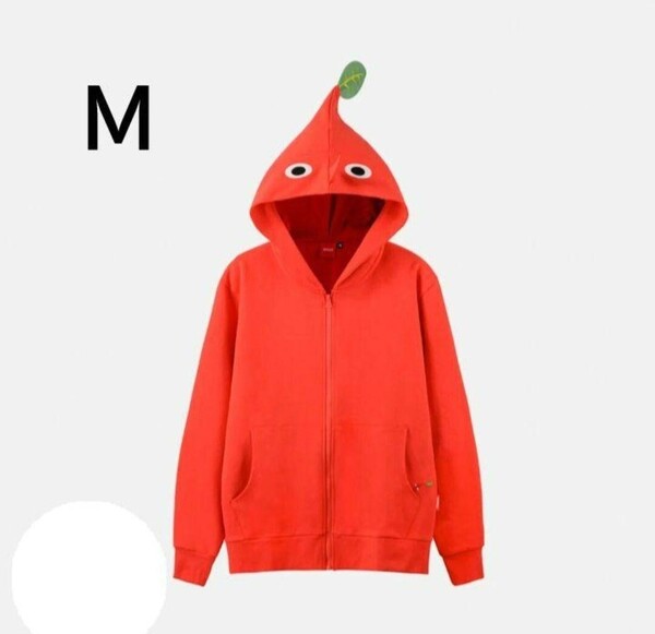 Mピクミンパーカーなりきり赤ピクミン任天堂 スウェット パーカー フード