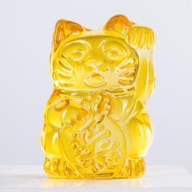 シトリン招き猫 開運アイテム 金運 幸運 水晶 財運 縁結び 商売繁盛