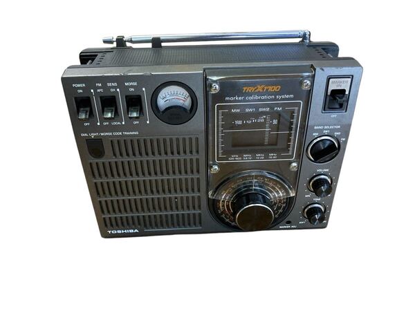 ジャンク TOSHIBA BCLラジオTryX1700 東芝 レトロ AM FM