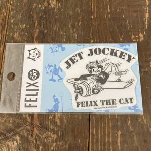 FELIX 透明ステッカーJET JOCKEY クラッシックイラストFLX025
