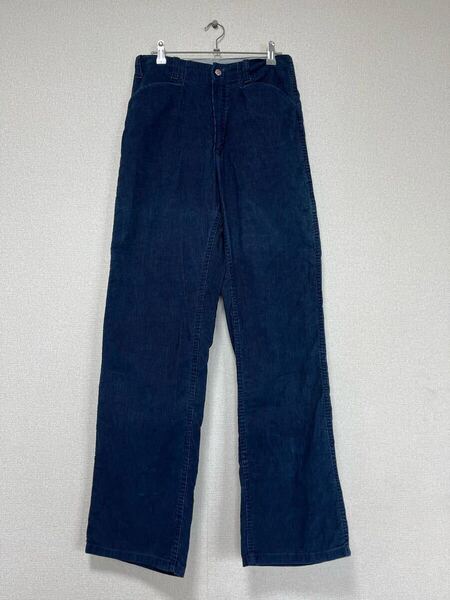 BEN DAVIS コーデュロイ パンツ ネイビー ベンデイビス ビンテージ 古着 70s 80s イエローラベル ヴィンテージ