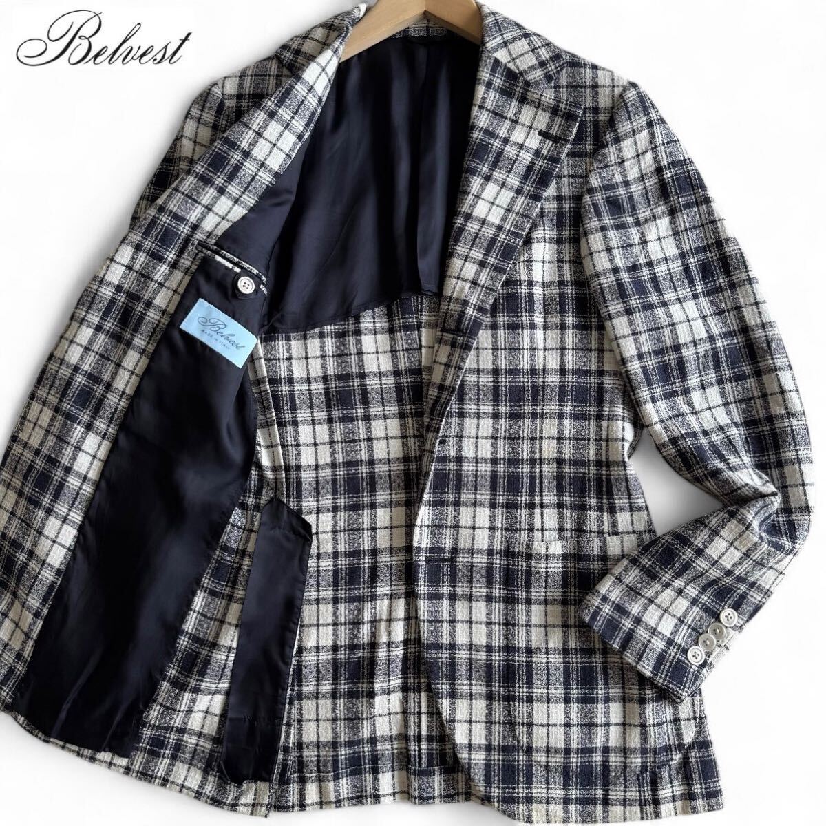未使用】Belvest 50周年記念モデル テーラードジャケット サイズ