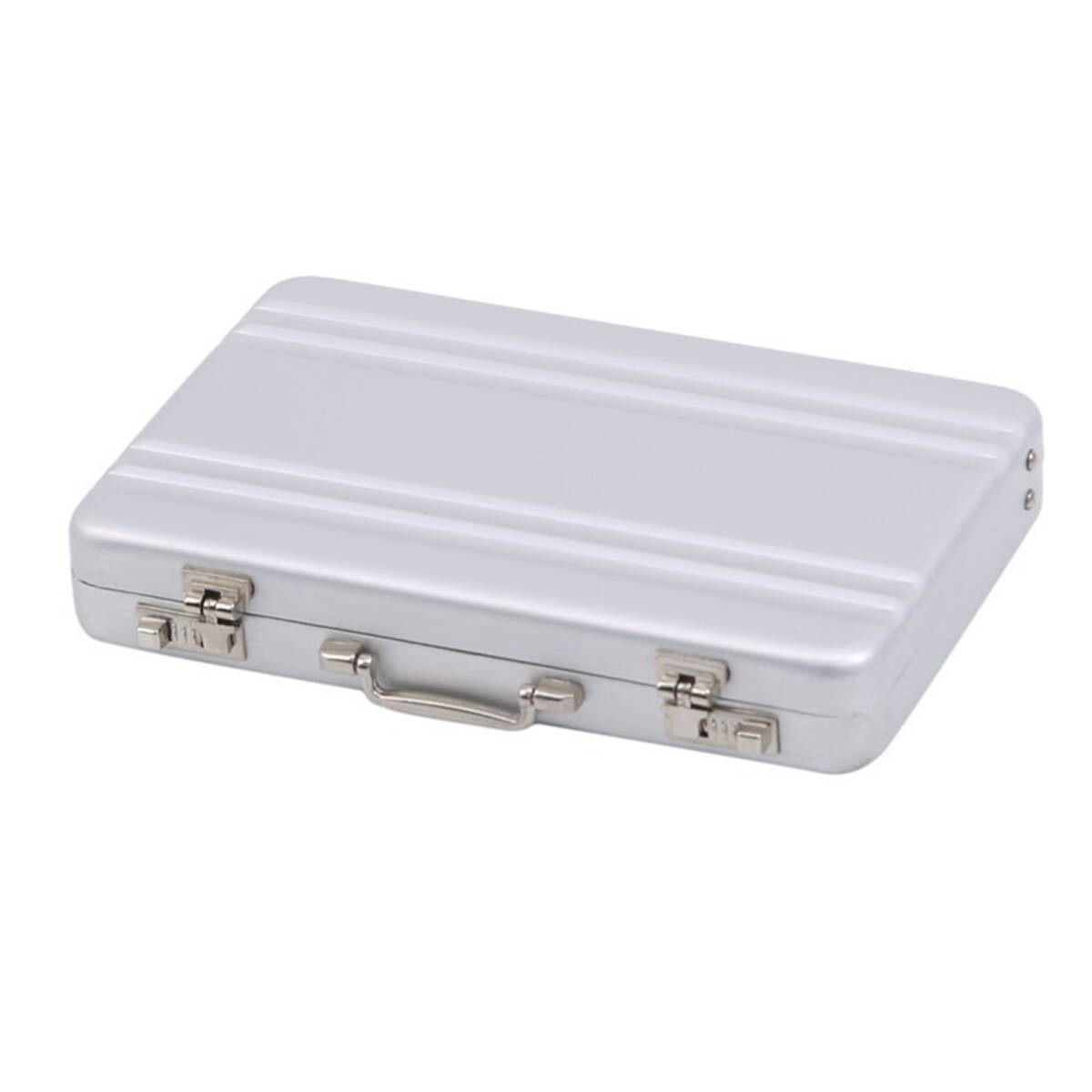 【中古】TOYGER  アルミ製 アタッシュ ケース (シルバー) Amazon | TOYGER CEO Storage カード5000枚以上 収納可能 アルミ