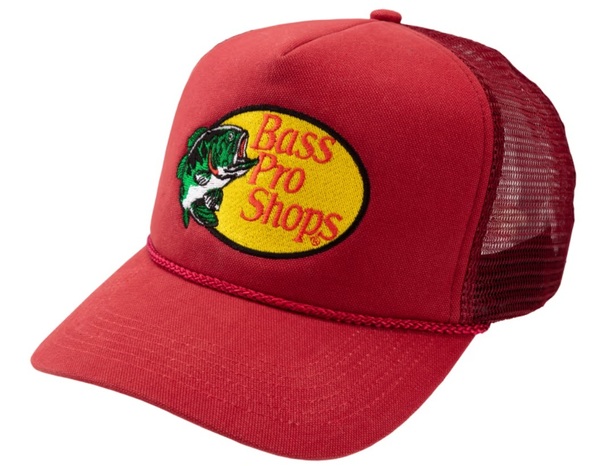 残1■新品 BASS PRO SHOPS メッシュキャップ 赤 レッド キャップ バスプロ バスプロショップス 帽子 バス釣り アウトドア 長瀬智也 海釣り